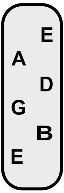 String Layout for Standard Peachtree Bridge